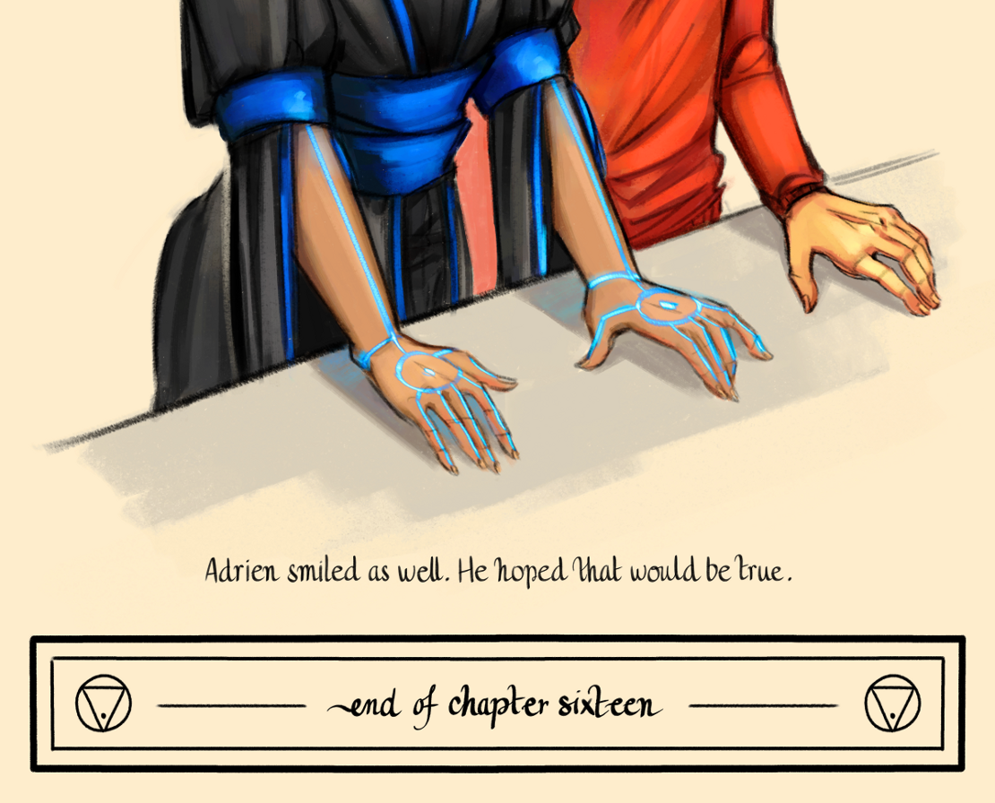 The Gifts of Darkness - Episode 16, Page 43: Chapter 16: Through the door