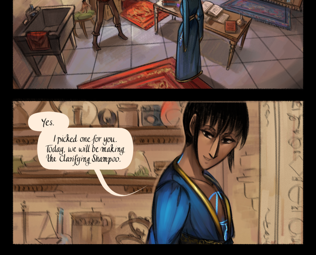 The Gifts of Darkness - Episode 17, Page 5: Chapter 17: Redrawing