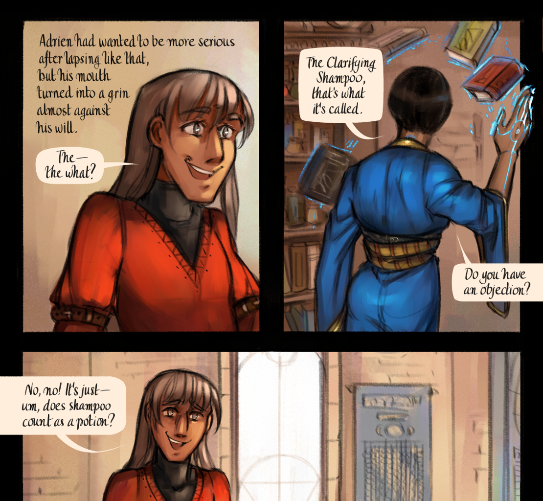 The Gifts of Darkness - Episode 17, Page 6: Chapter 17: Redrawing