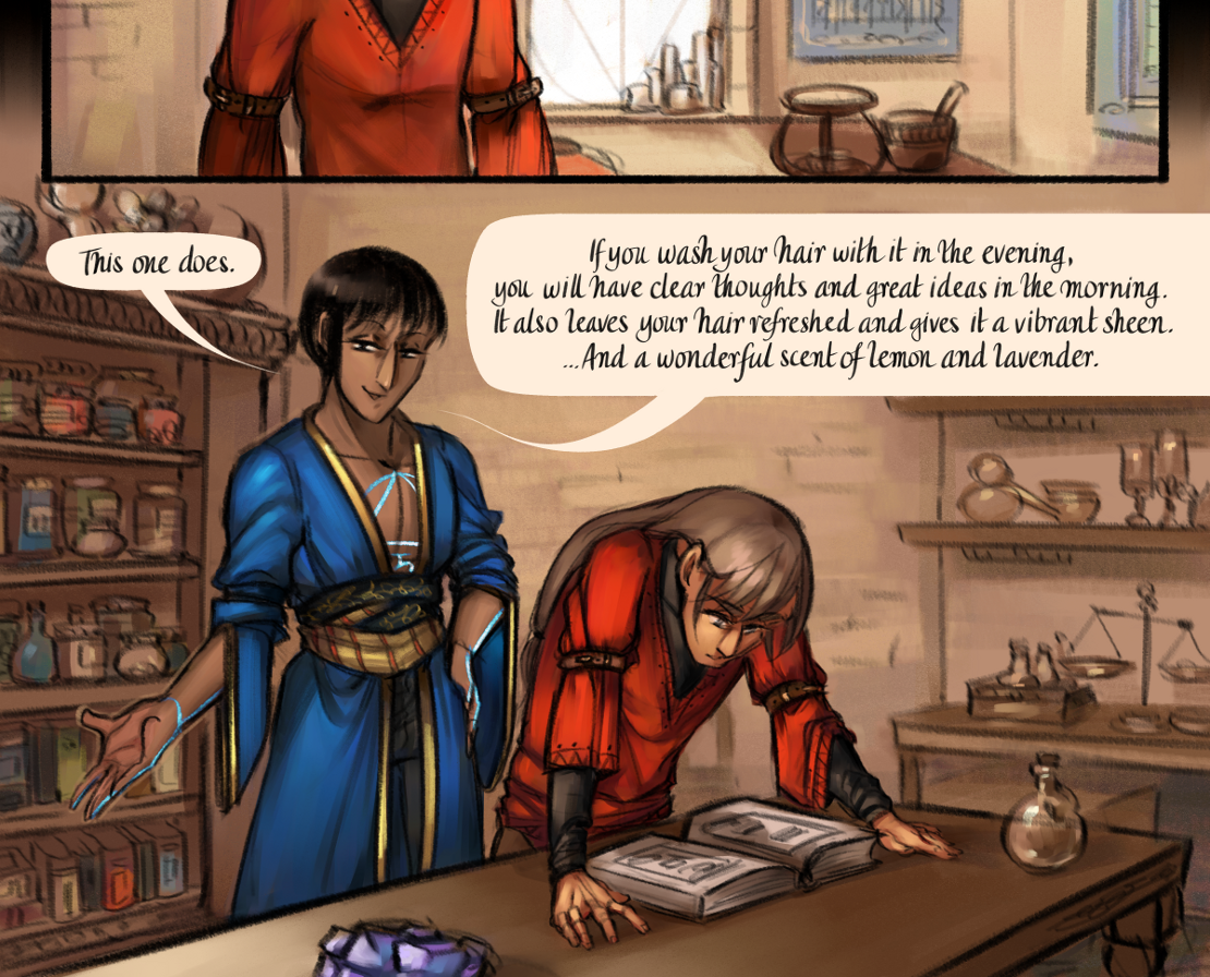 The Gifts of Darkness - Episode 17, Page 6: Chapter 17: Redrawing