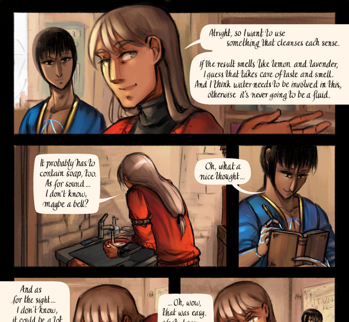 The Gifts of Darkness - Episode 17, Page 8: Chapter 17: Redrawing