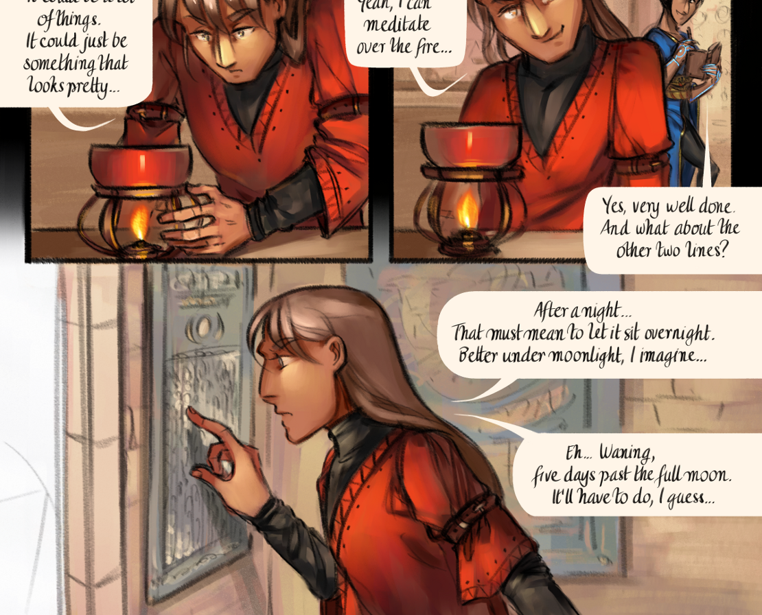 The Gifts of Darkness - Episode 17, Page 8: Chapter 17: Redrawing