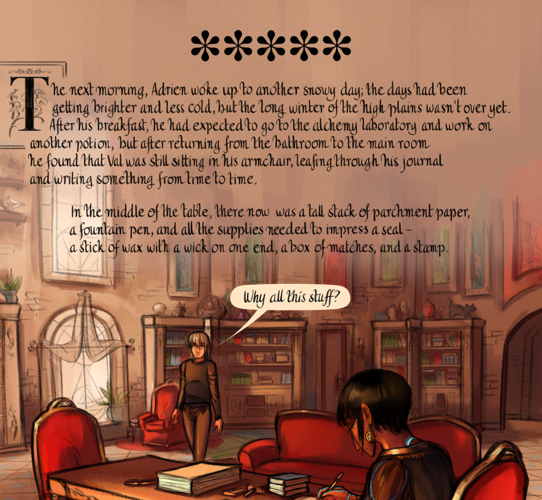 The Gifts of Darkness - Episode 17, Page 9: Chapter 17: Redrawing