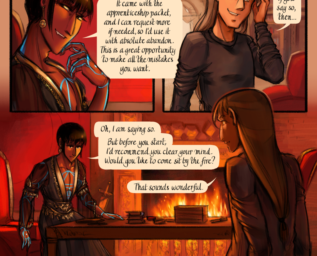 The Gifts of Darkness - Episode 17, Page 10: Chapter 17: Redrawing