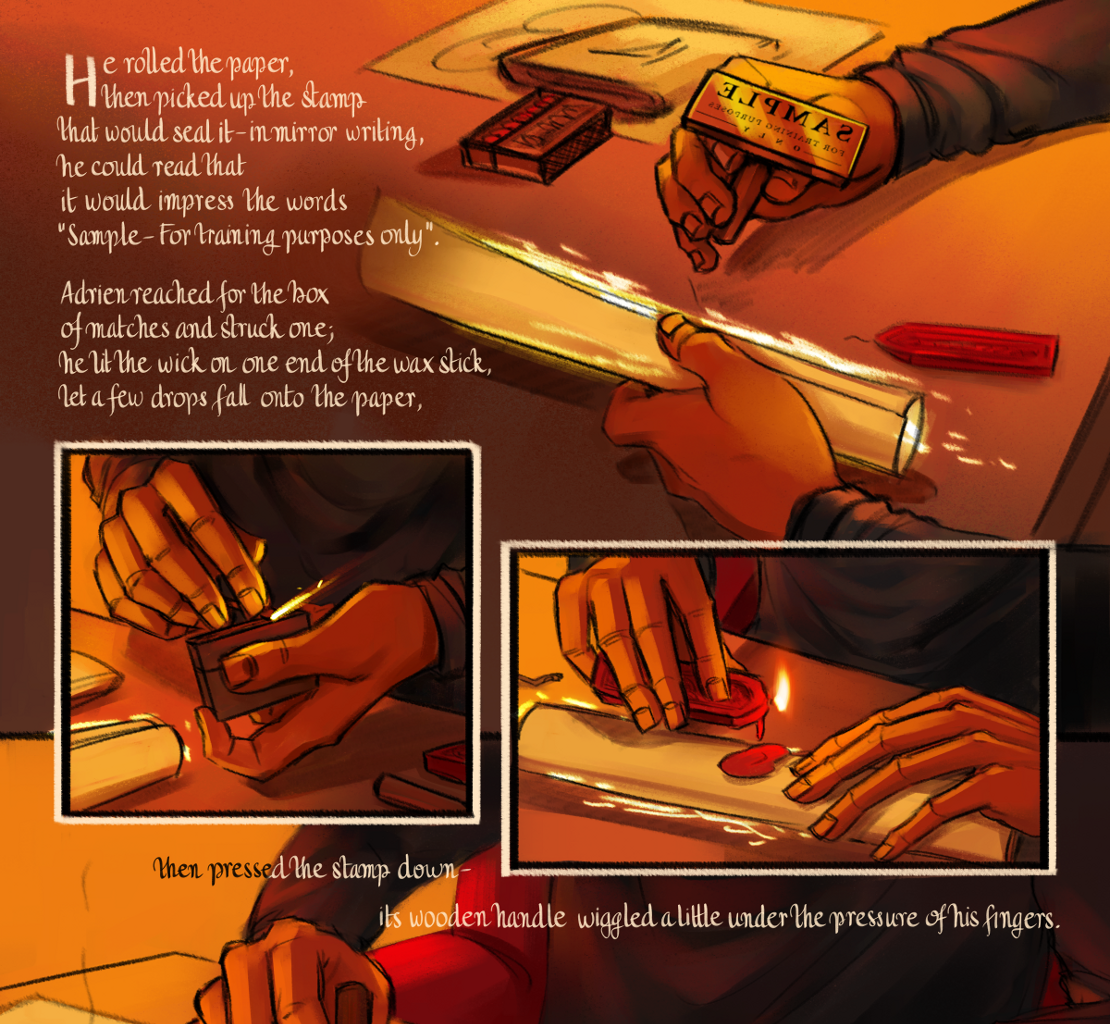 The Gifts of Darkness - Episode 17, Page 13: Chapter 17: Redrawing
