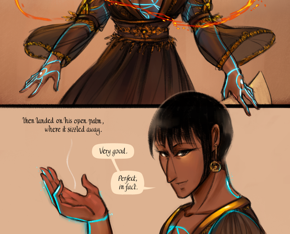 The Gifts of Darkness - Episode 17, Page 14: Chapter 17: Redrawing