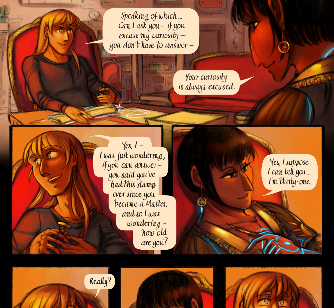 The Gifts of Darkness - Episode 17, Page 17: Chapter 17: Redrawing
