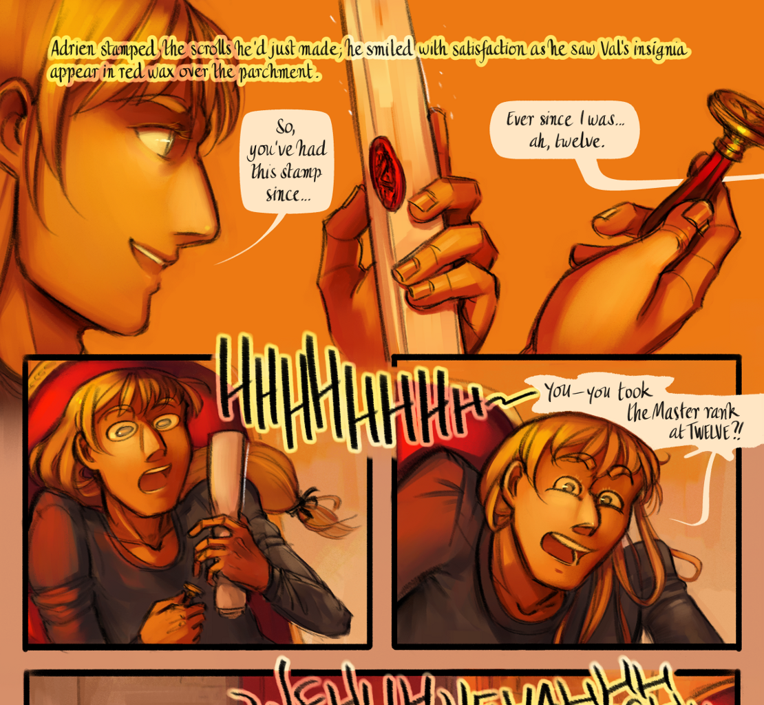 The Gifts of Darkness - Episode 17, Page 18: Chapter 17: Redrawing