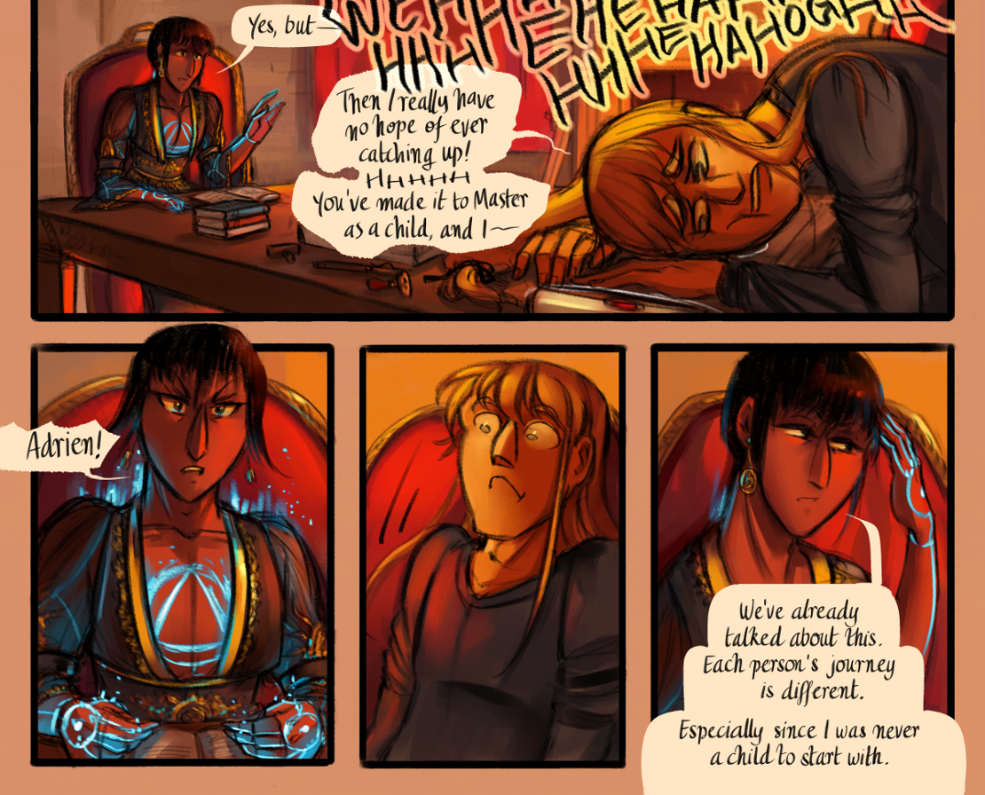 The Gifts of Darkness - Episode 17, Page 18: Chapter 17: Redrawing