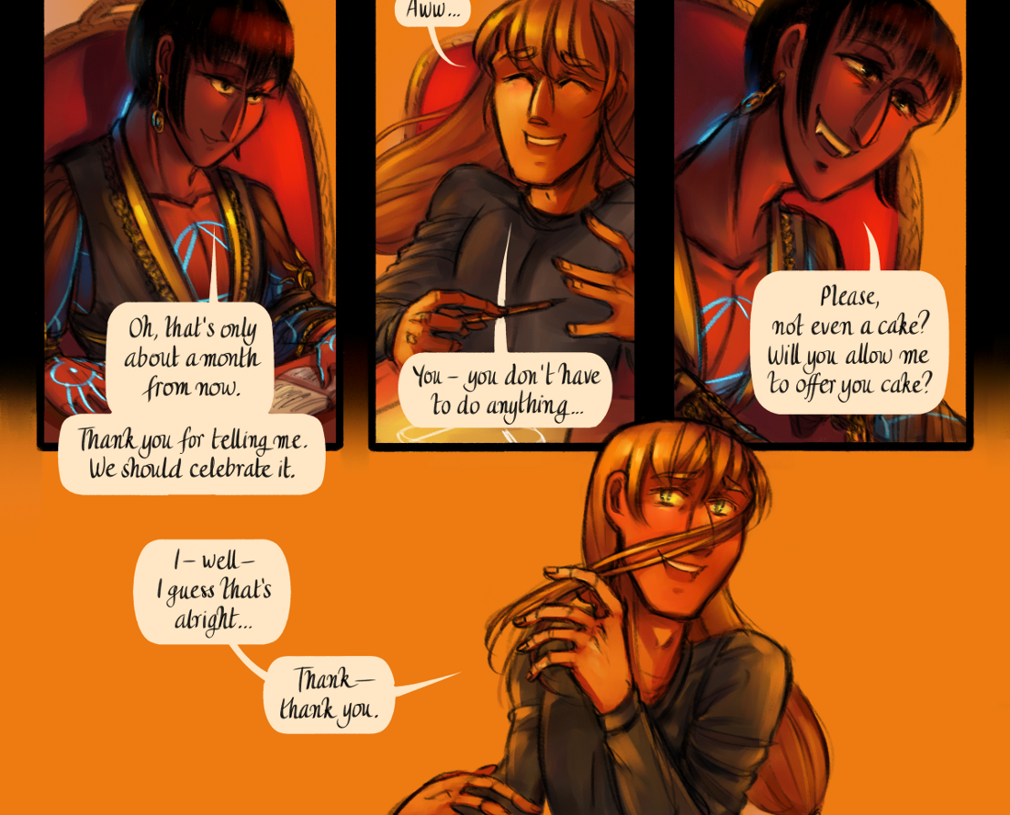 The Gifts of Darkness - Episode 17, Page 22: Chapter 17: Redrawing