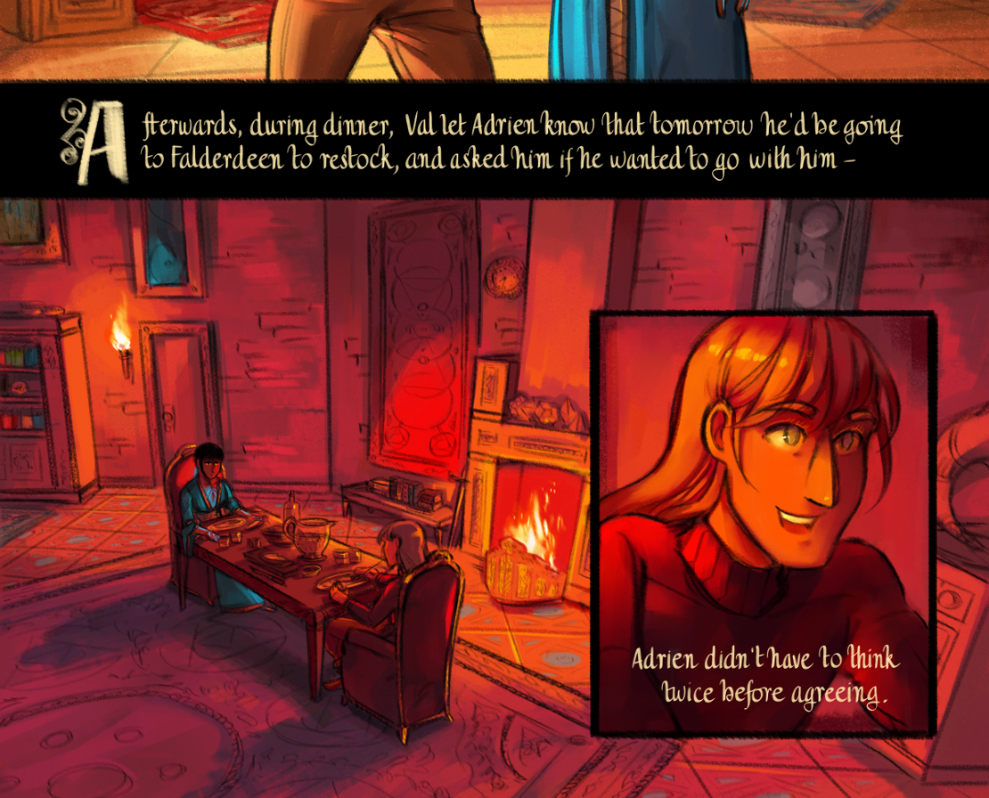 The Gifts of Darkness - Episode 17, Page 25: Chapter 17: Redrawing