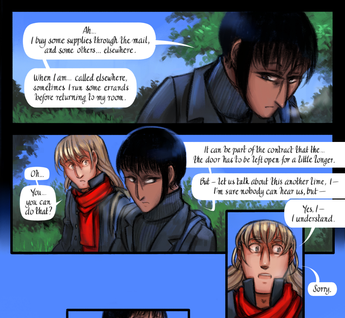 The Gifts of Darkness - Episode 18, Page 6: Chapter 18: Six months
