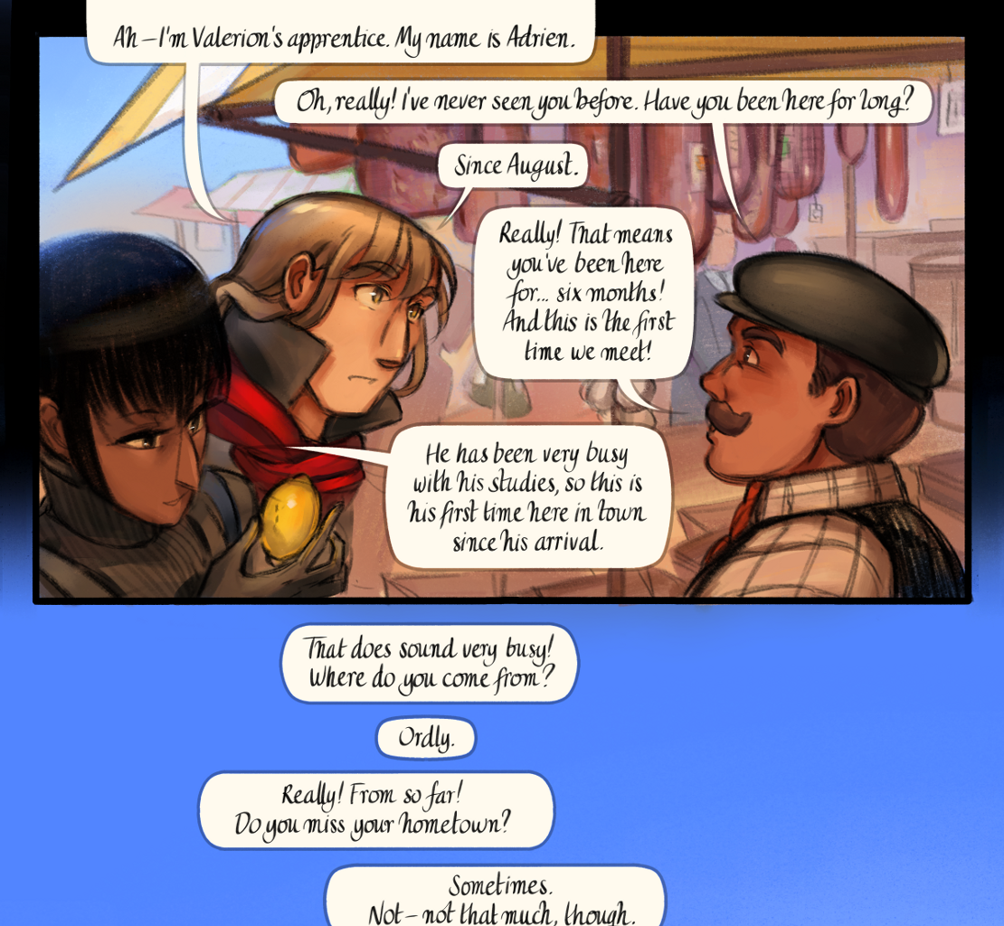 The Gifts of Darkness - Episode 18, Page 9: Chapter 18: Six months