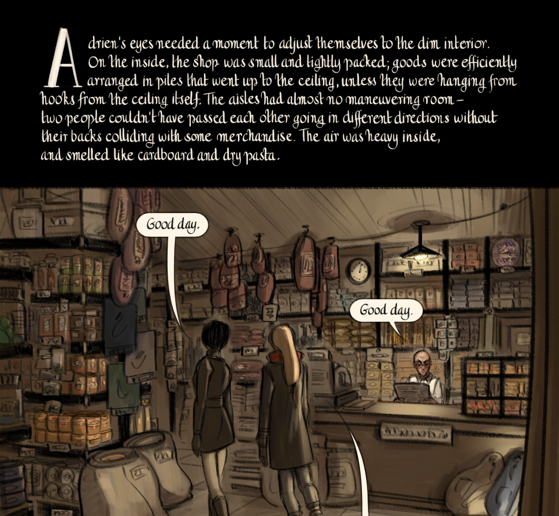 The Gifts of Darkness - Episode 18, Page 14: Chapter 18: Six months