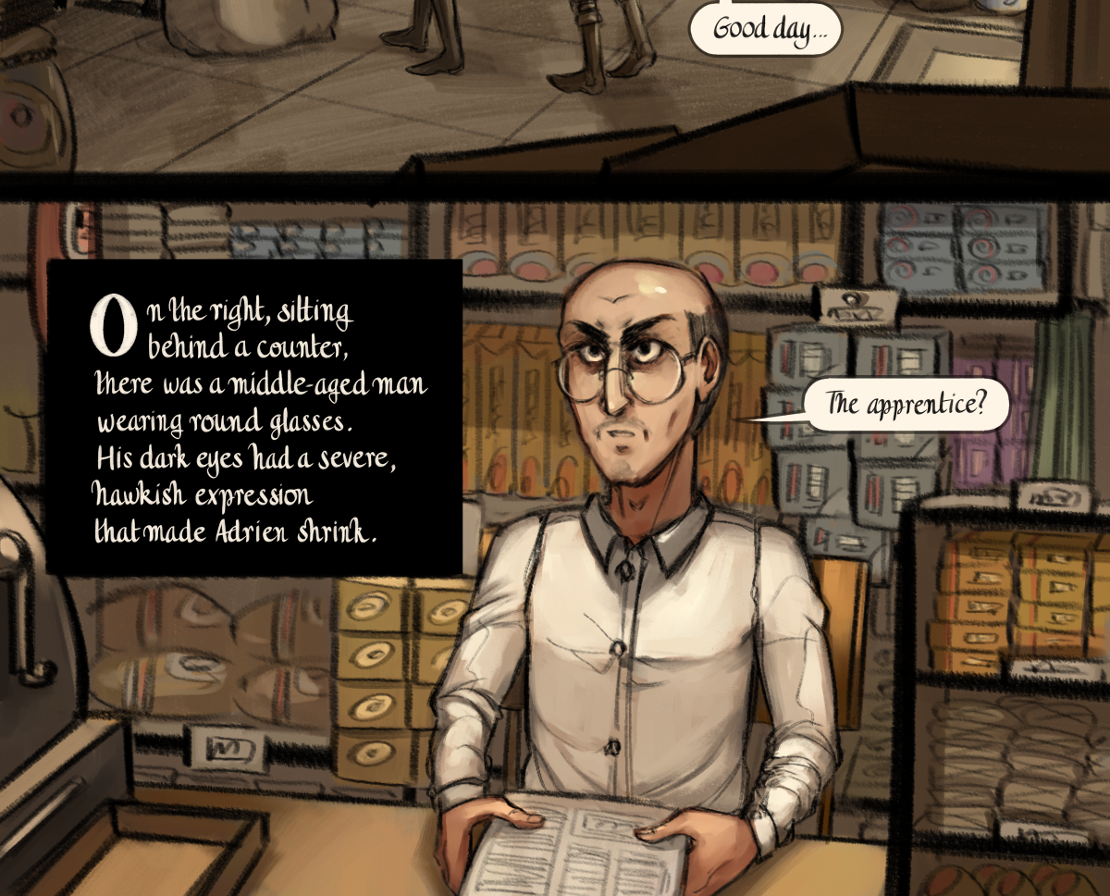 The Gifts of Darkness - Episode 18, Page 14: Chapter 18: Six months