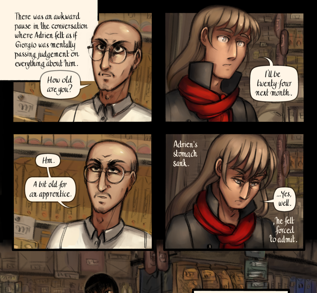 The Gifts of Darkness - Episode 18, Page 16: Chapter 18: Six months