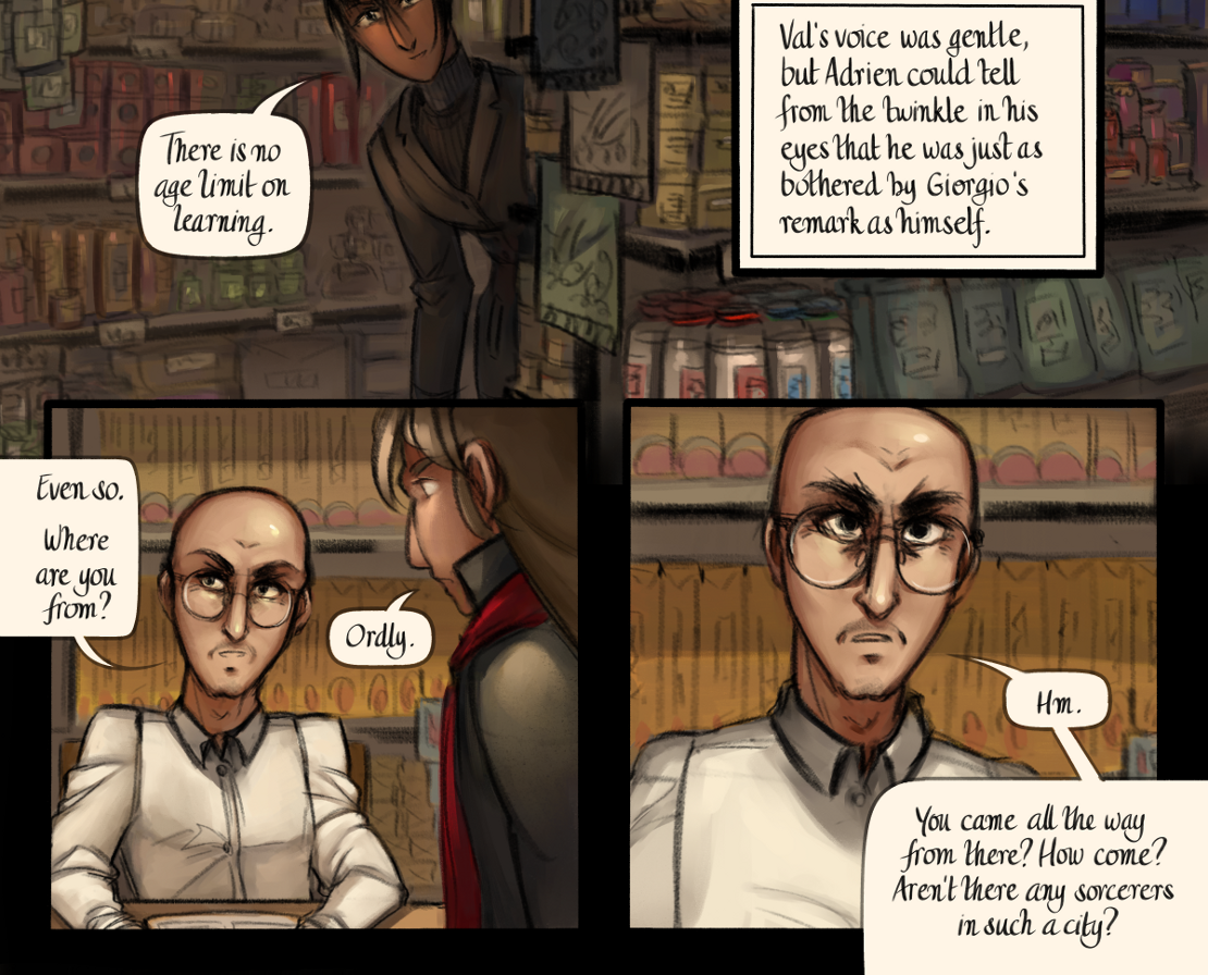 The Gifts of Darkness - Episode 18, Page 16: Chapter 18: Six months