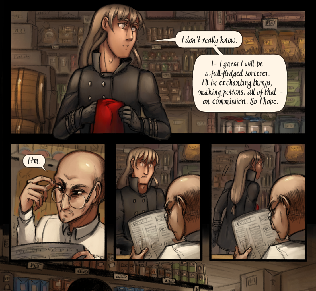The Gifts of Darkness - Episode 18, Page 18: Chapter 18: Six months