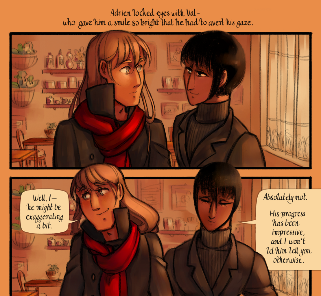 The Gifts of Darkness - Episode 18, Page 21: Chapter 18: Six months