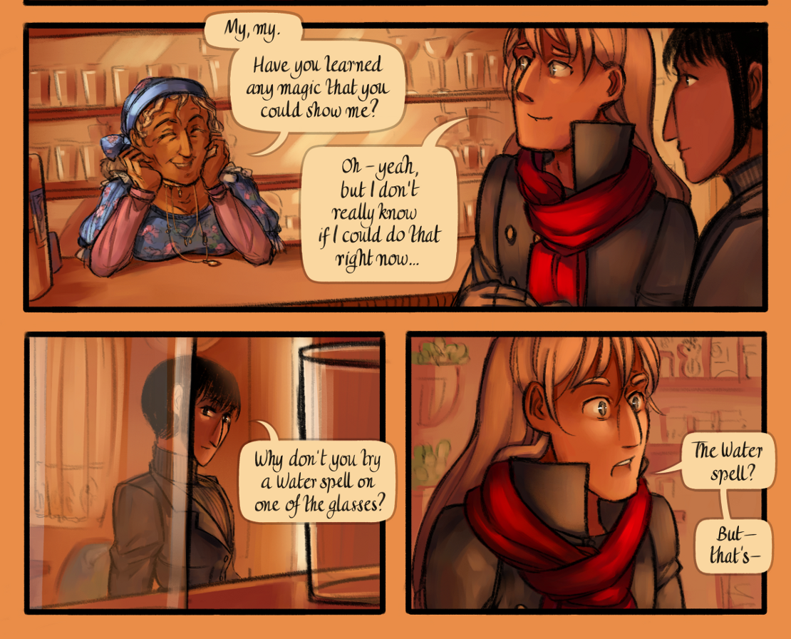 The Gifts of Darkness - Episode 18, Page 21: Chapter 18: Six months