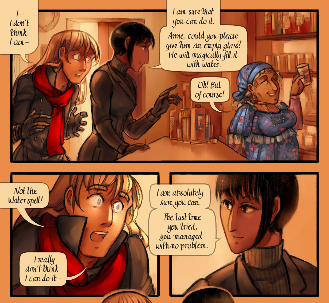 The Gifts of Darkness - Episode 18, Page 22: Chapter 18: Six months