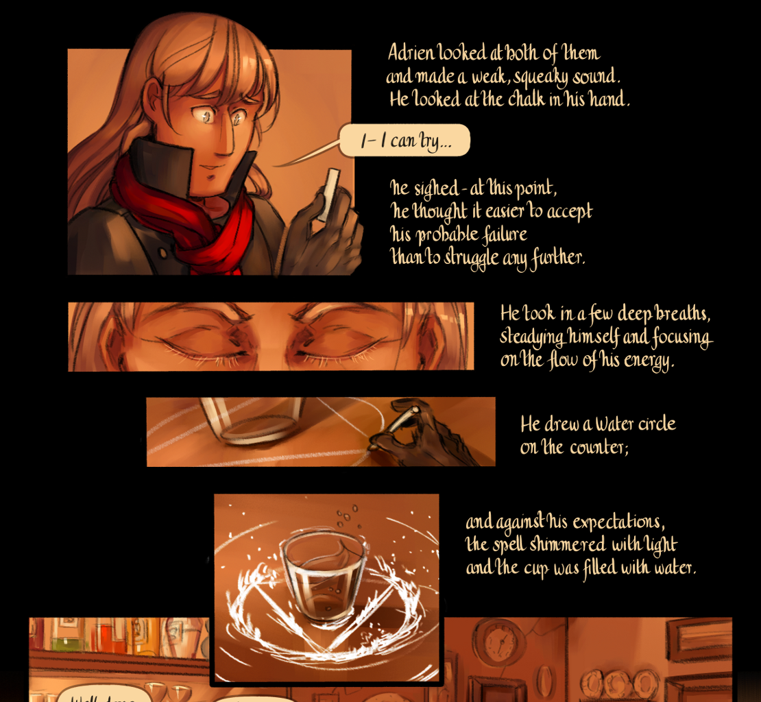 The Gifts of Darkness - Episode 18, Page 23: Chapter 18: Six months