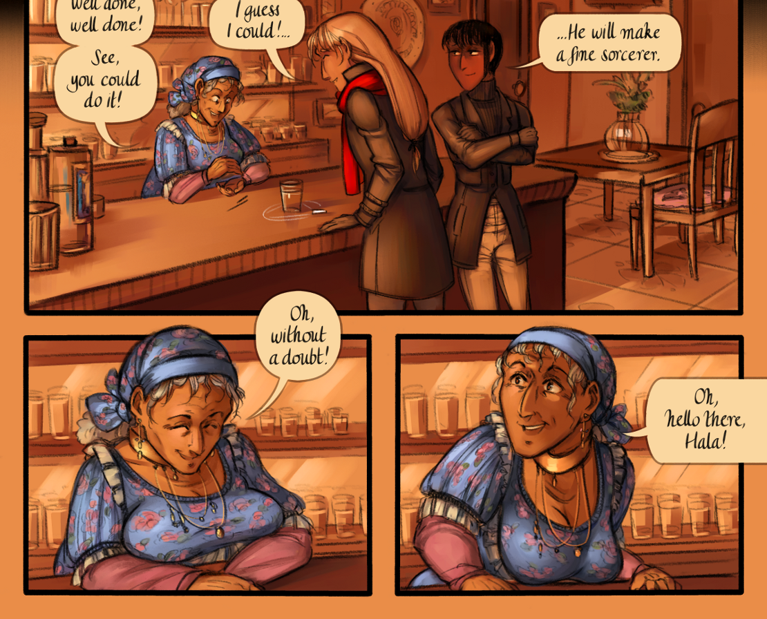 The Gifts of Darkness - Episode 18, Page 23: Chapter 18: Six months