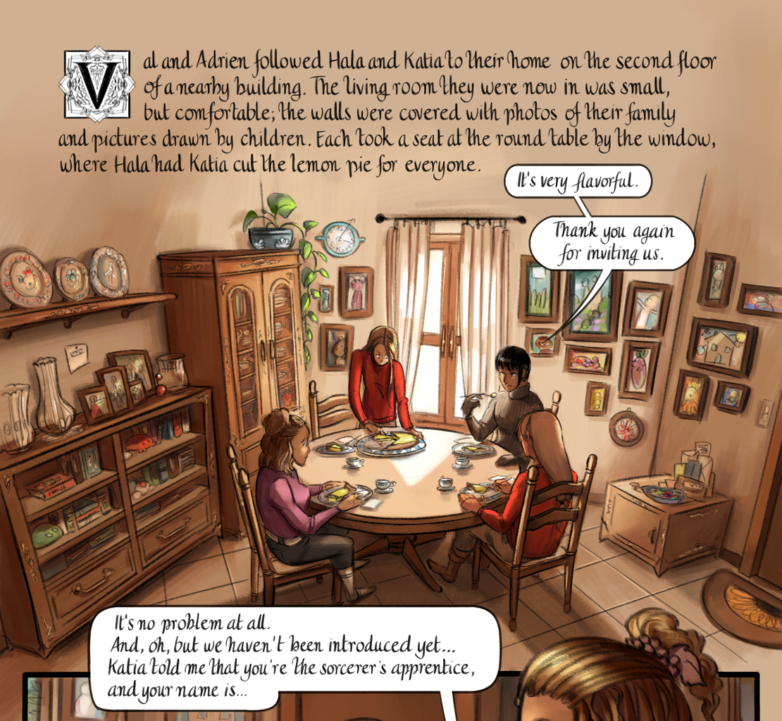 The Gifts of Darkness - Episode 18, Page 25: Chapter 18: Six months