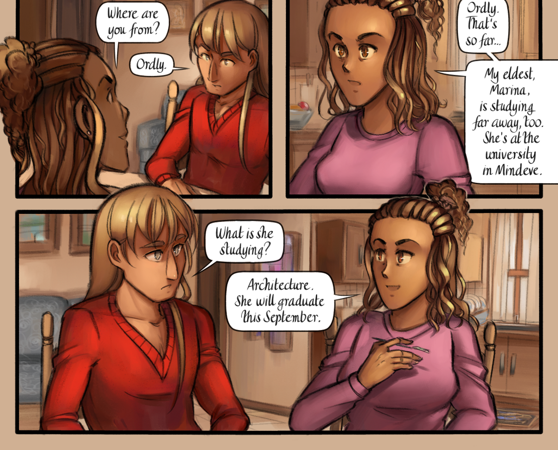 The Gifts of Darkness - Episode 18, Page 26: Chapter 18: Six months