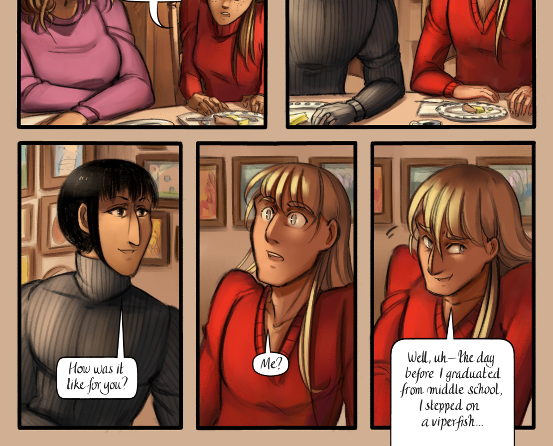 The Gifts of Darkness - Episode 18, Page 27: Chapter 18: Six months