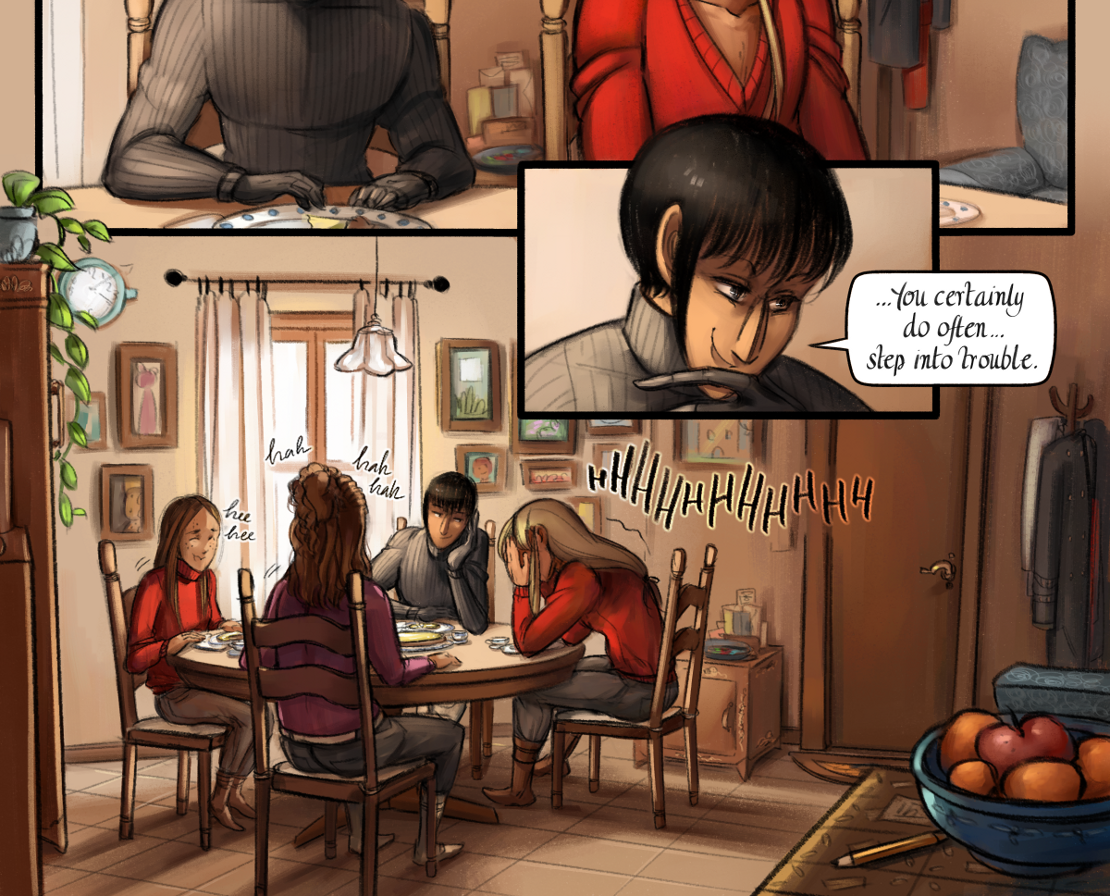 The Gifts of Darkness - Episode 18, Page 28: Chapter 18: Six months