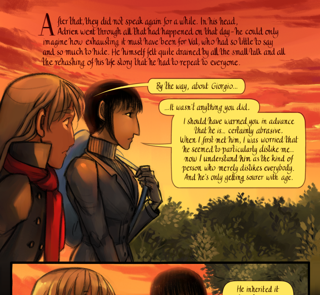 The Gifts of Darkness - Episode 18, Page 31: Chapter 18: Six months