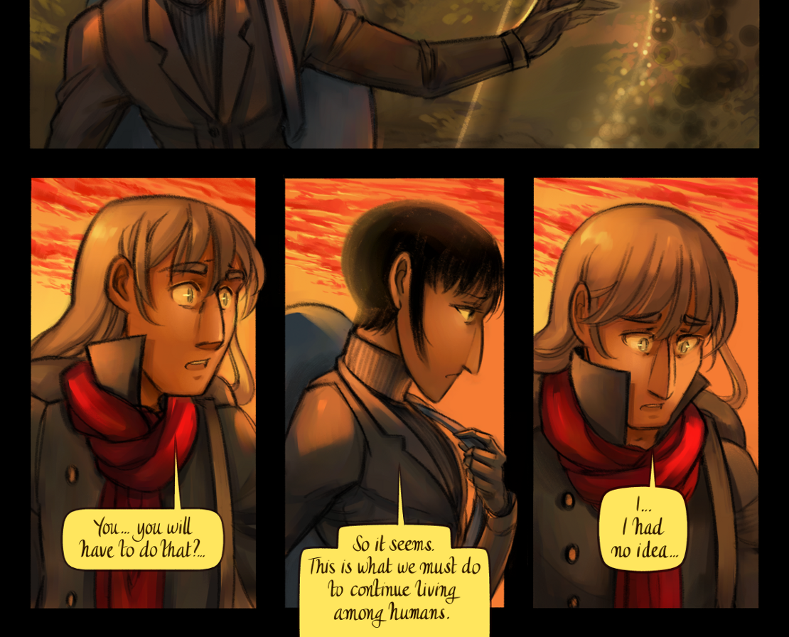 The Gifts of Darkness - Episode 18, Page 32: Chapter 18: Six months