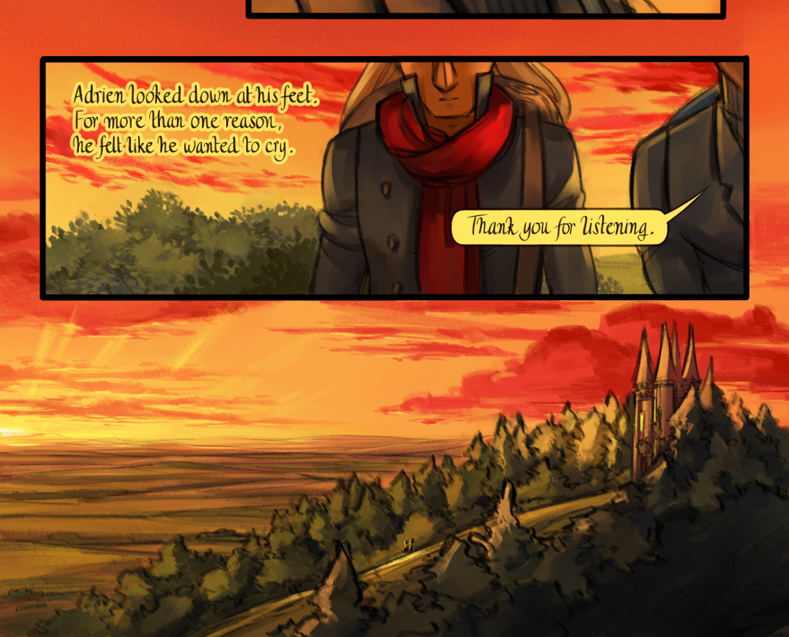The Gifts of Darkness - Episode 18, Page 33: Chapter 18: Six months
