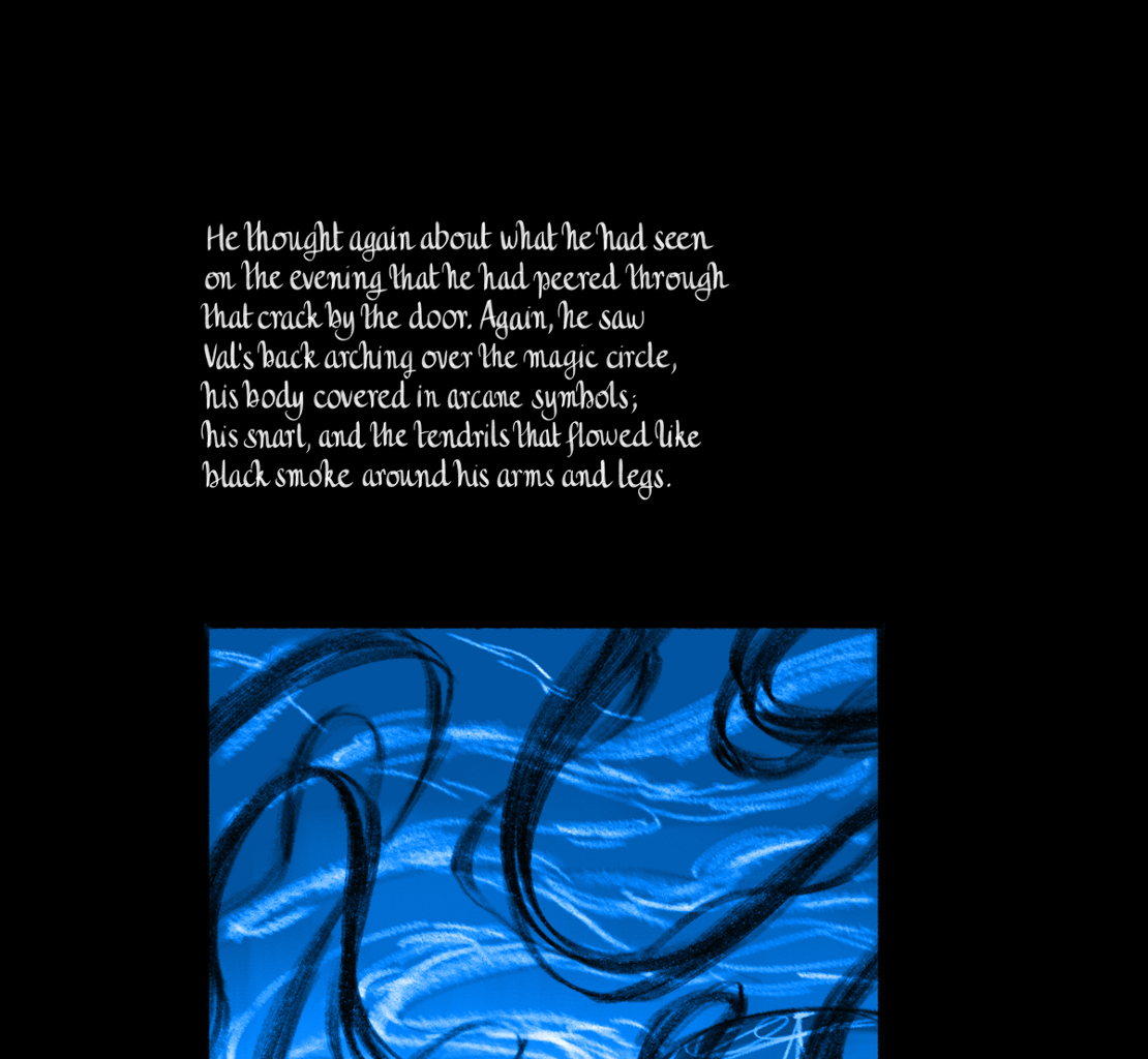 The Gifts of Darkness - Episode 18, Page 35: Chapter 18: Six months