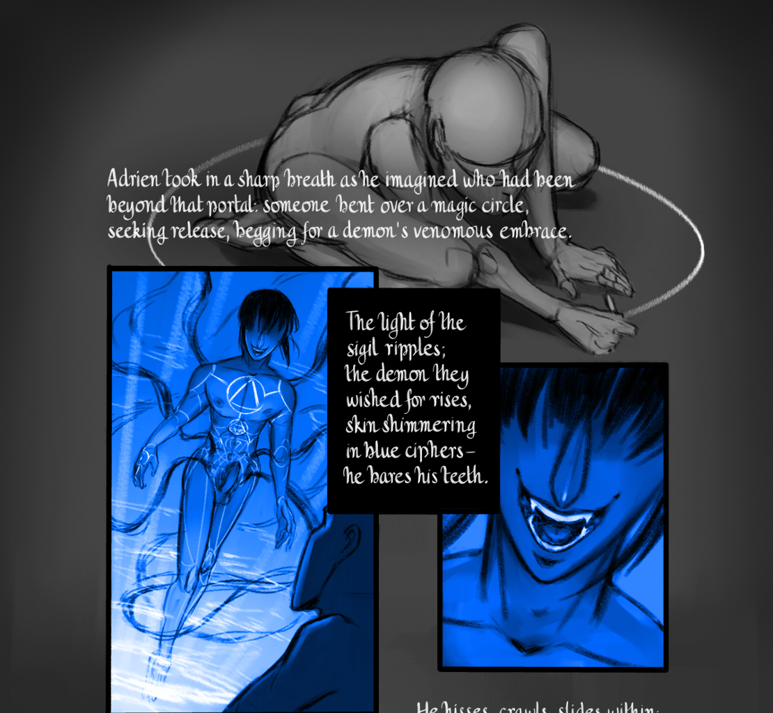 The Gifts of Darkness - Episode 18, Page 36: Chapter 18: Six months