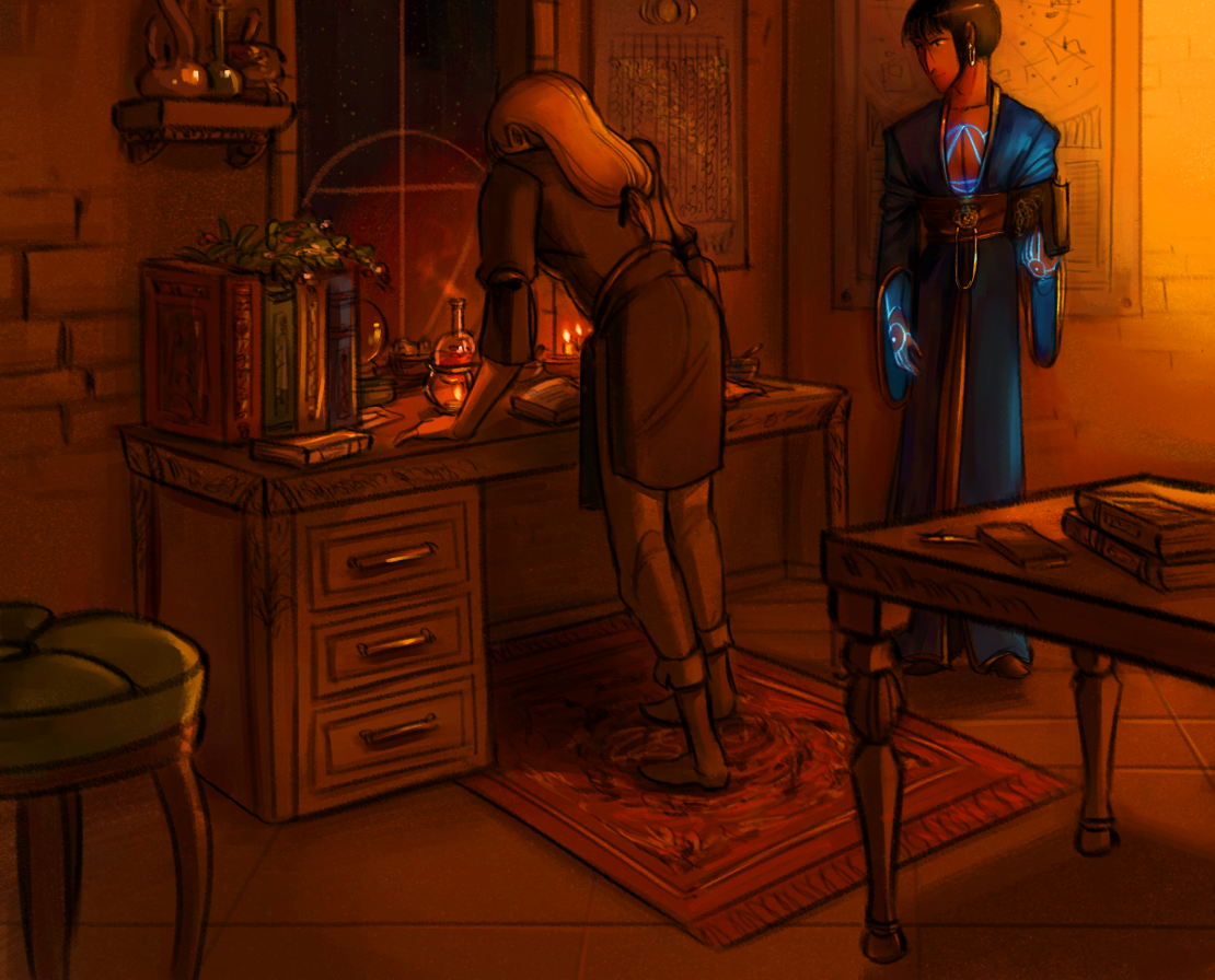 The Gifts of Darkness - Episode 19, Page 5: Chapter 19: Constellations