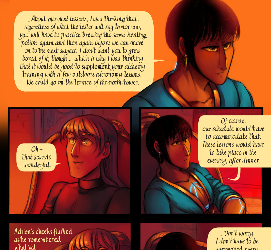 The Gifts of Darkness - Episode 19, Page 10: Chapter 19: Constellations