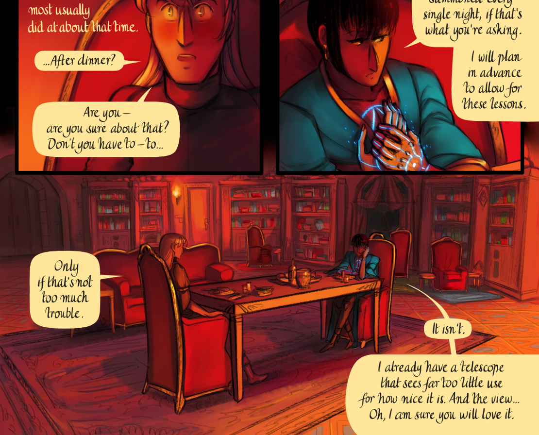 The Gifts of Darkness - Episode 19, Page 10: Chapter 19: Constellations