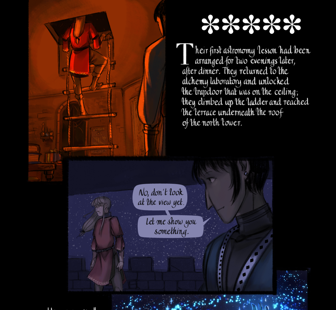 The Gifts of Darkness - Episode 19, Page 11: Chapter 19: Constellations