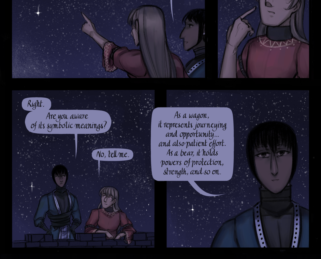 The Gifts of Darkness - Episode 19, Page 14: Chapter 19: Constellations