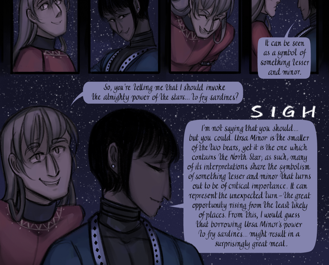 The Gifts of Darkness - Episode 19, Page 16: Chapter 19: Constellations