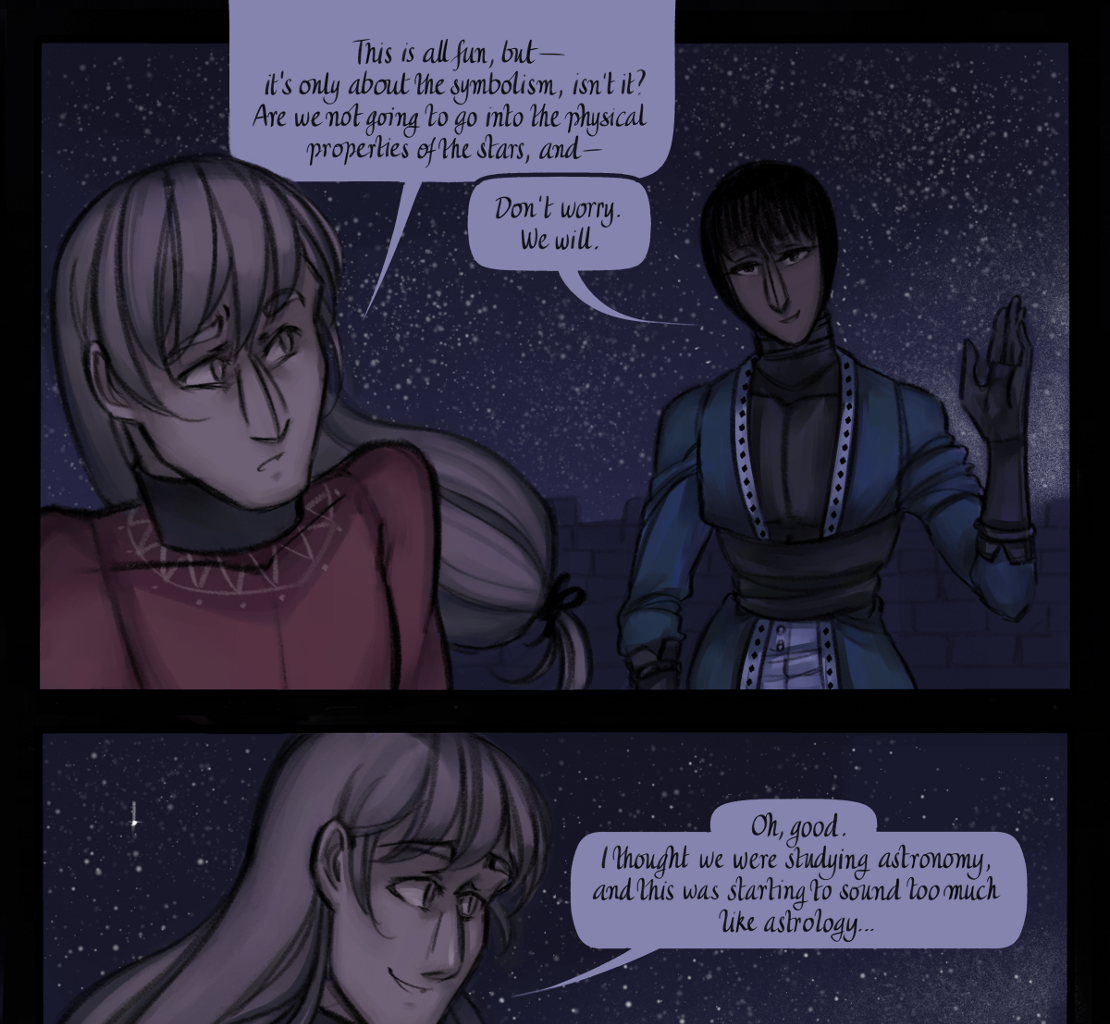 The Gifts of Darkness - Episode 19, Page 17: Chapter 19: Constellations