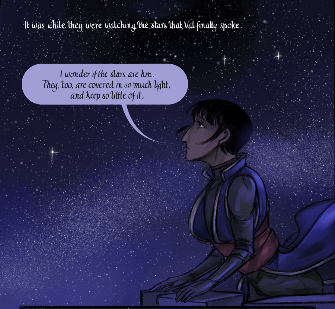 The Gifts of Darkness - Episode 19, Page 20: Chapter 19: Constellations