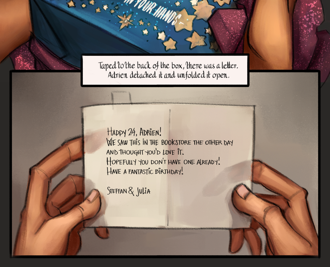 The Gifts of Darkness - Episode 20, Page 4: Chapter 20: Presents
