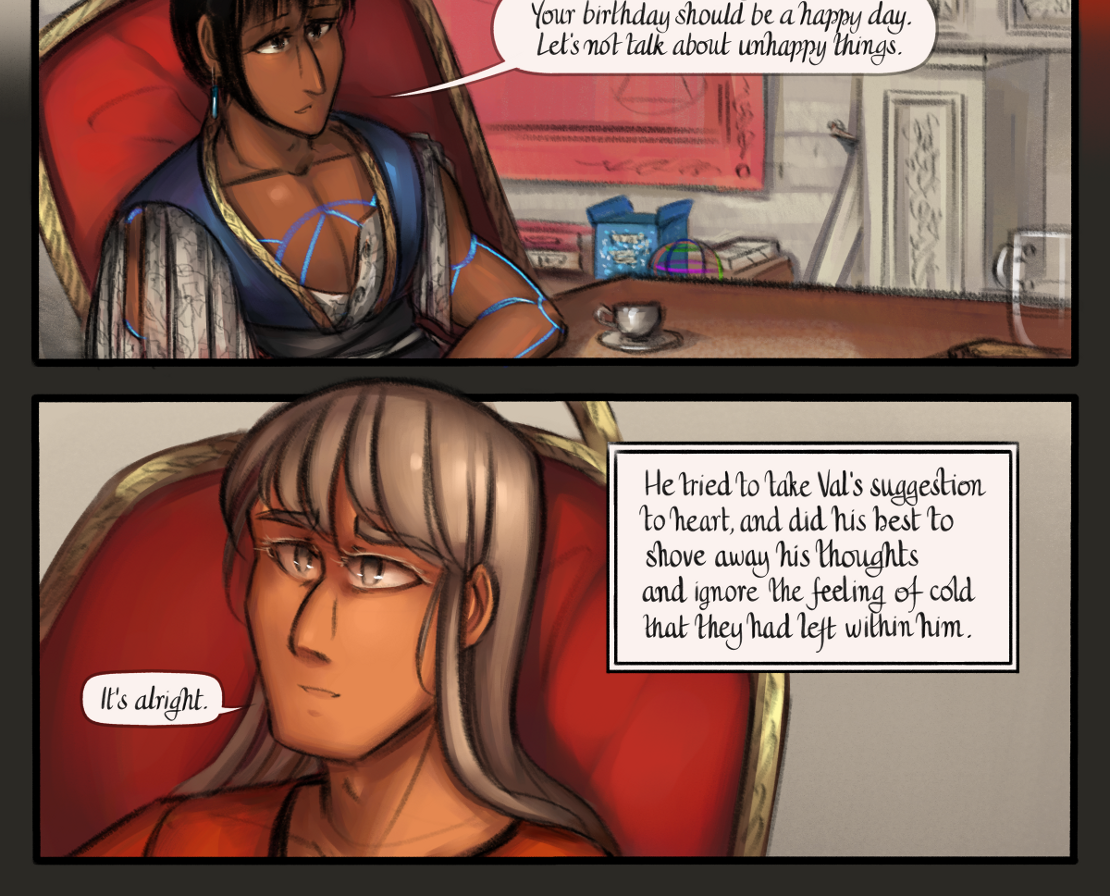 The Gifts of Darkness - Episode 20, Page 14: Chapter 20: Presents