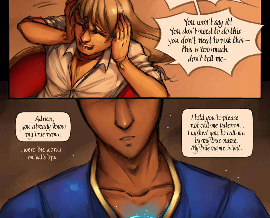 The Gifts of Darkness - Episode 21, Page 19: Chapter 21: The true name