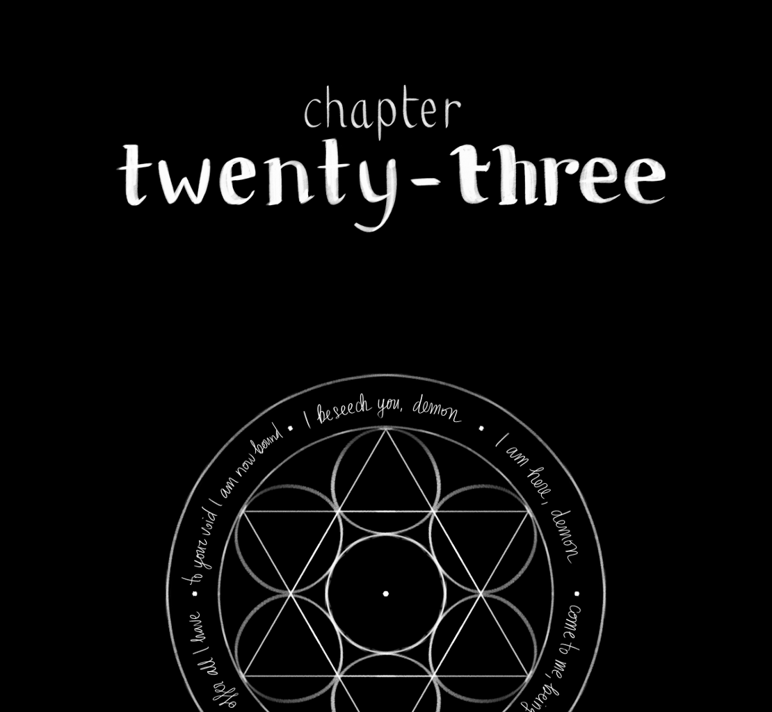 The Gifts of Darkness - Episode 23, Page 1: Chapter 23: The summoning