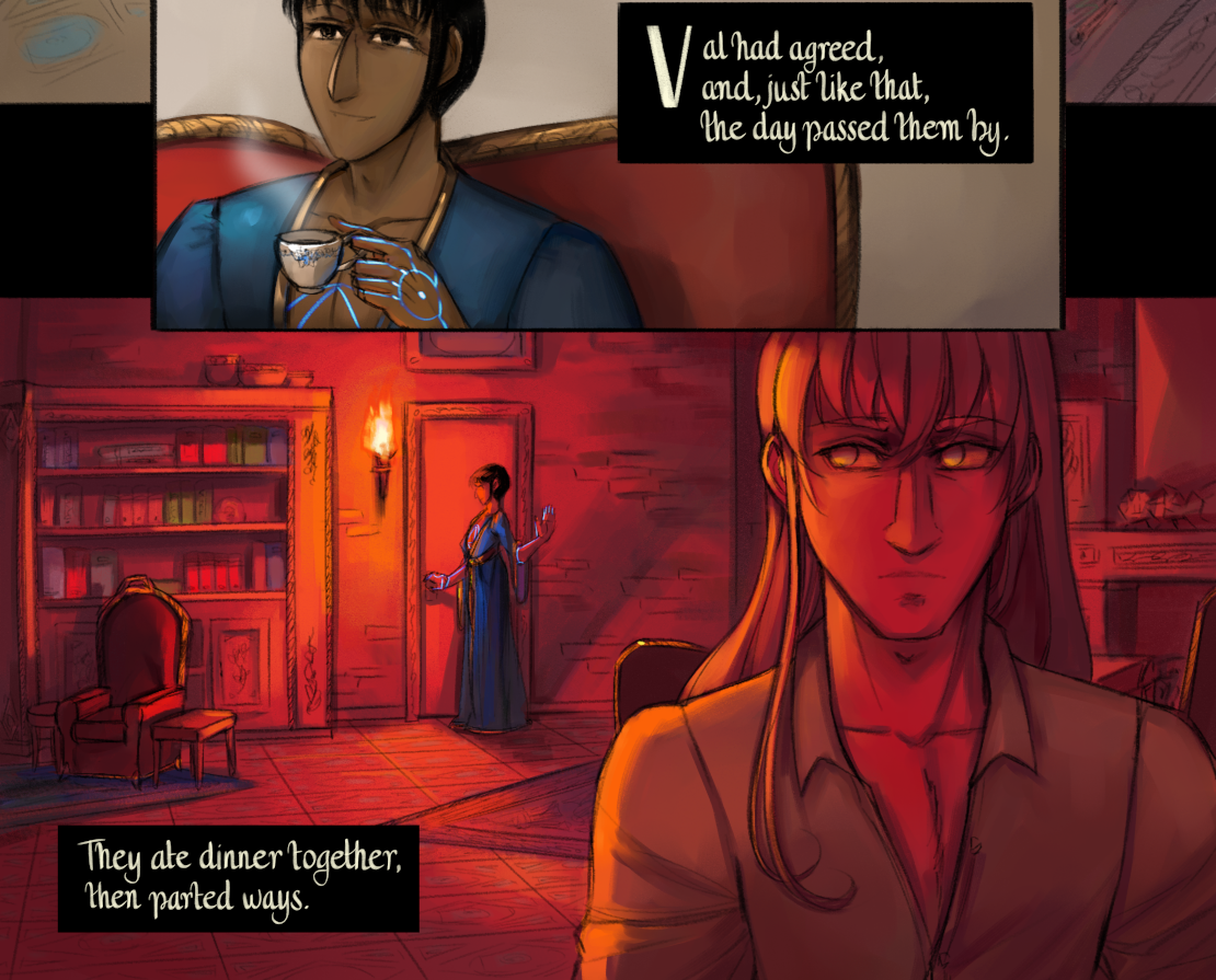 The Gifts of Darkness - Episode 23, Page 5: Chapter 23: The summoning