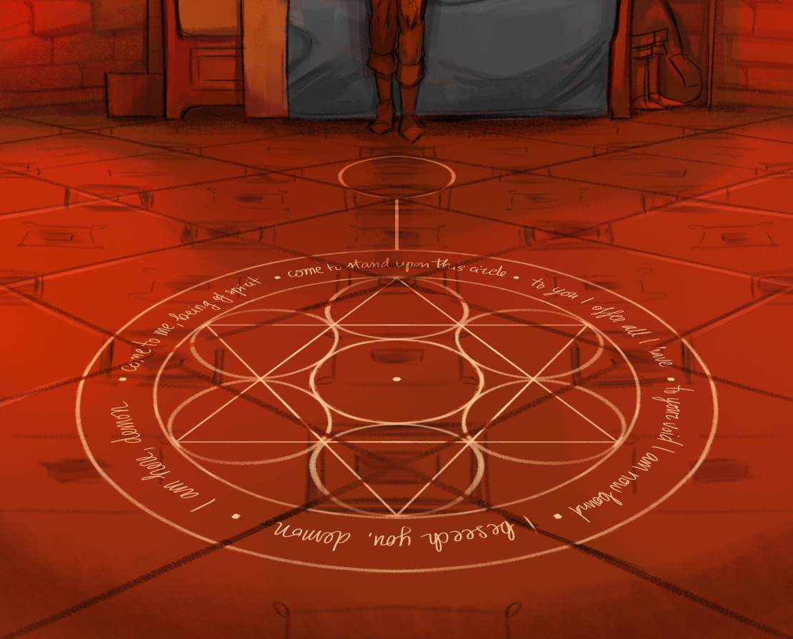 The Gifts of Darkness - Episode 23, Page 8: Chapter 23: The summoning